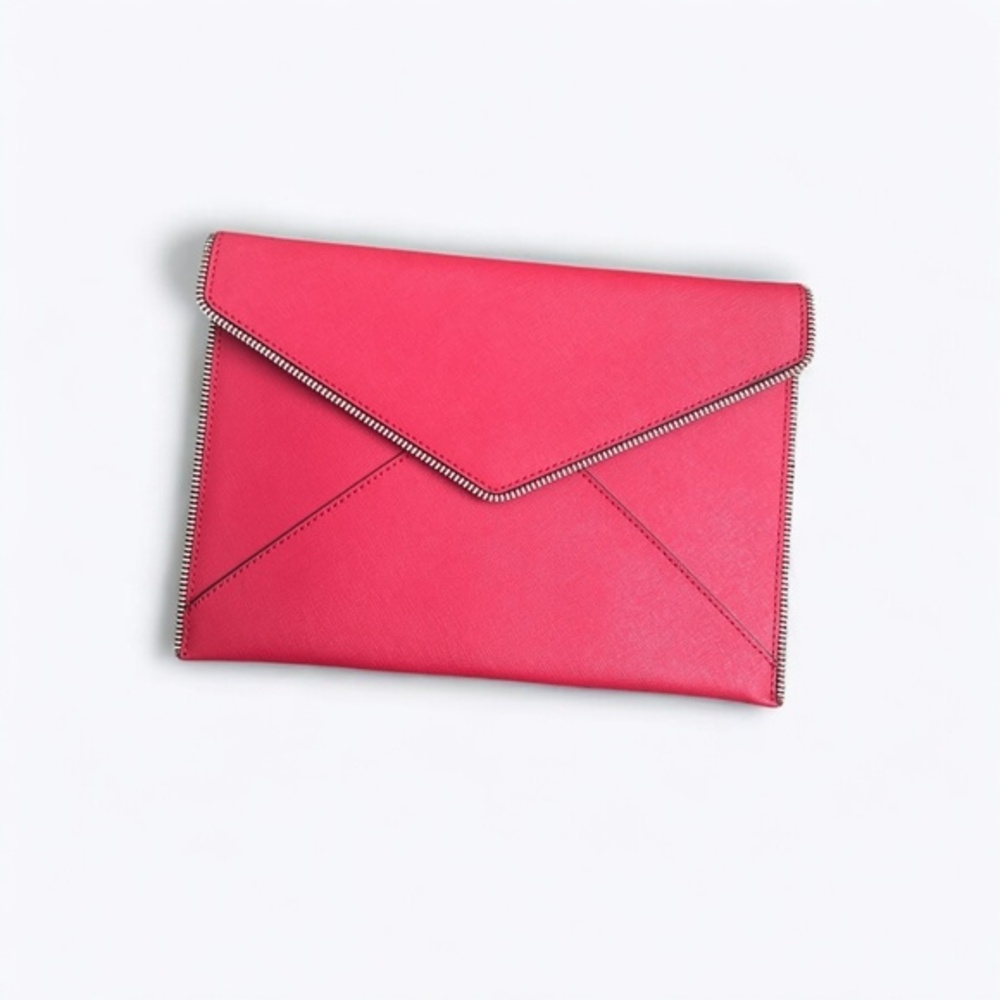 Rebecca Minkoff Red Leo Envelope Clutch